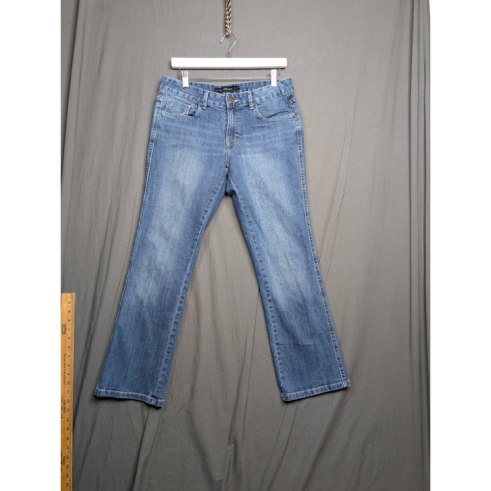 Calvin Klein Womens Size 8 Straight Leg Blue Jeans